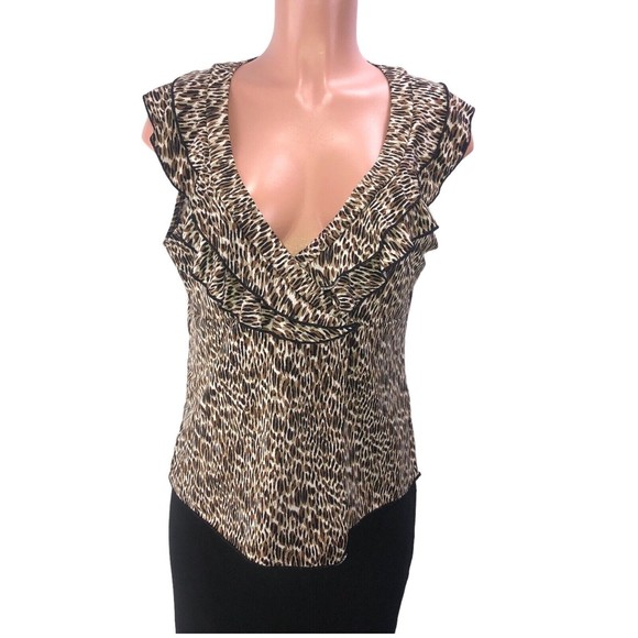 Suzie In The City Tops - Suzie in the City, XL, Green, Business/Casual Sleeveless, Stretch, Shirt